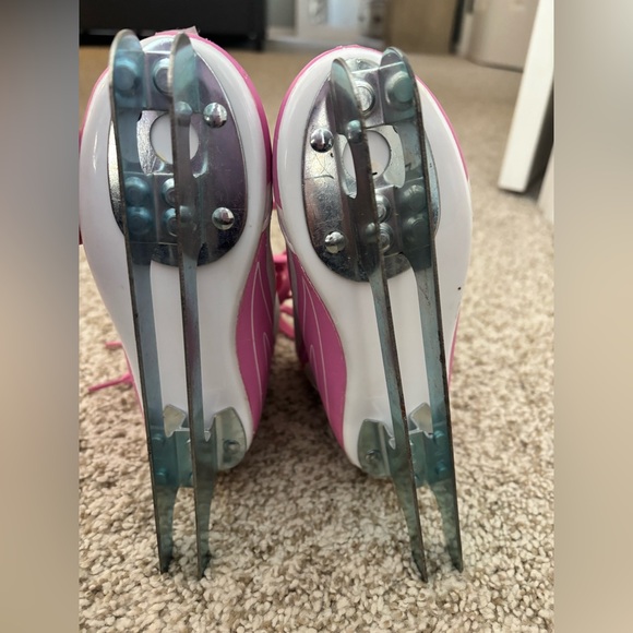 Starglide Girls Double Runner Figure Ice Skate Pink & White - Jr12 - Picture 4 of 6